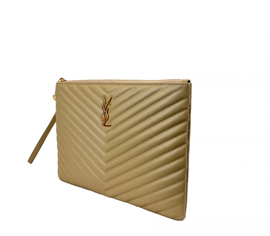 ‎‏SAINTi LAURENT UPTOWN POUCH MEDIUM    CM30  باوتش ساني لوران