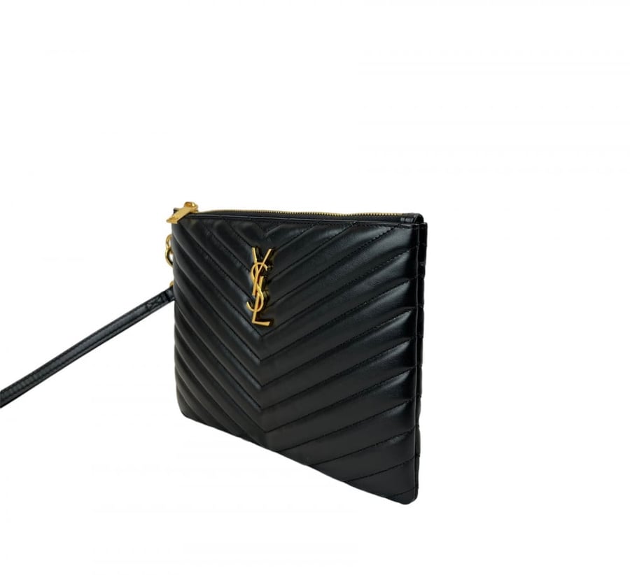‎‏SAINTi LAURENT UPTOWN POUCH SMALL     CM24 باوتش ساني لوران