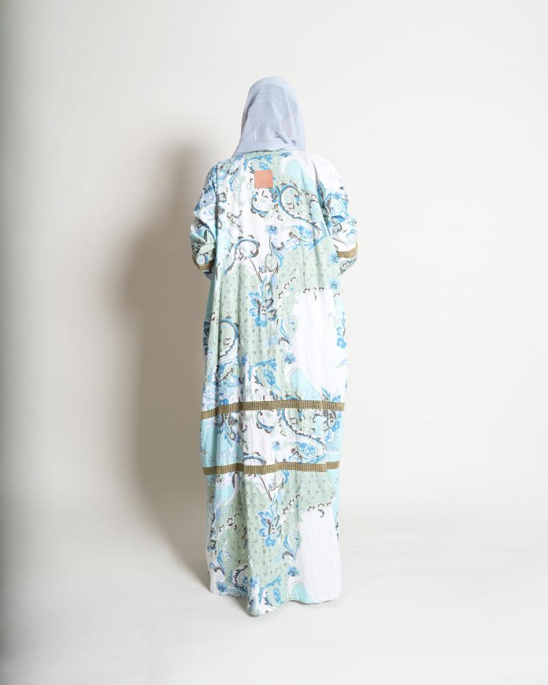 عباية قطن ملونة