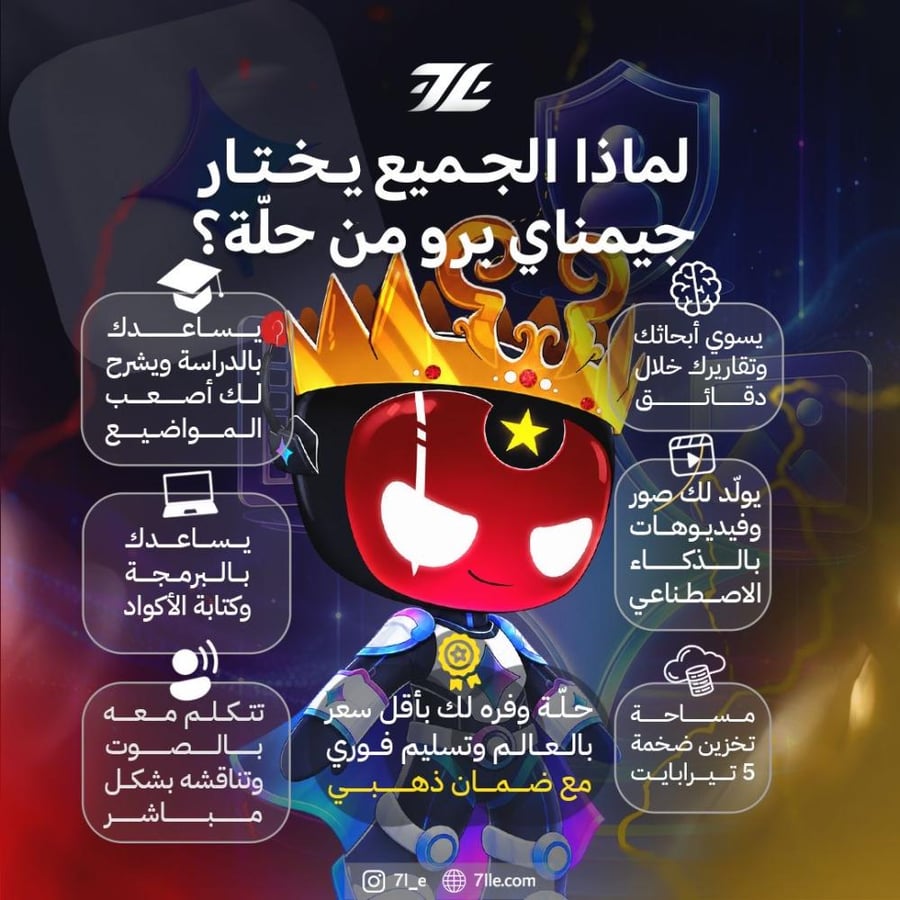 جيمناي برو تسليم فوري (18 شهر) Gemini Pro
