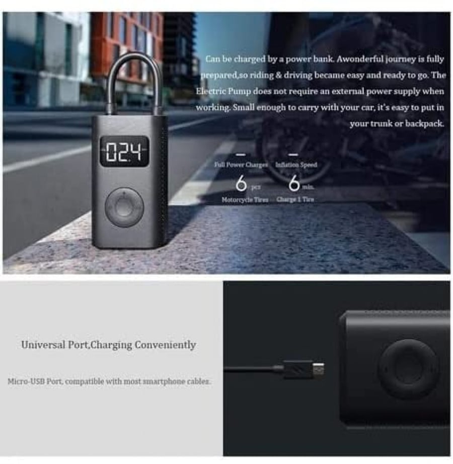 Xiaomi portable electric air pump