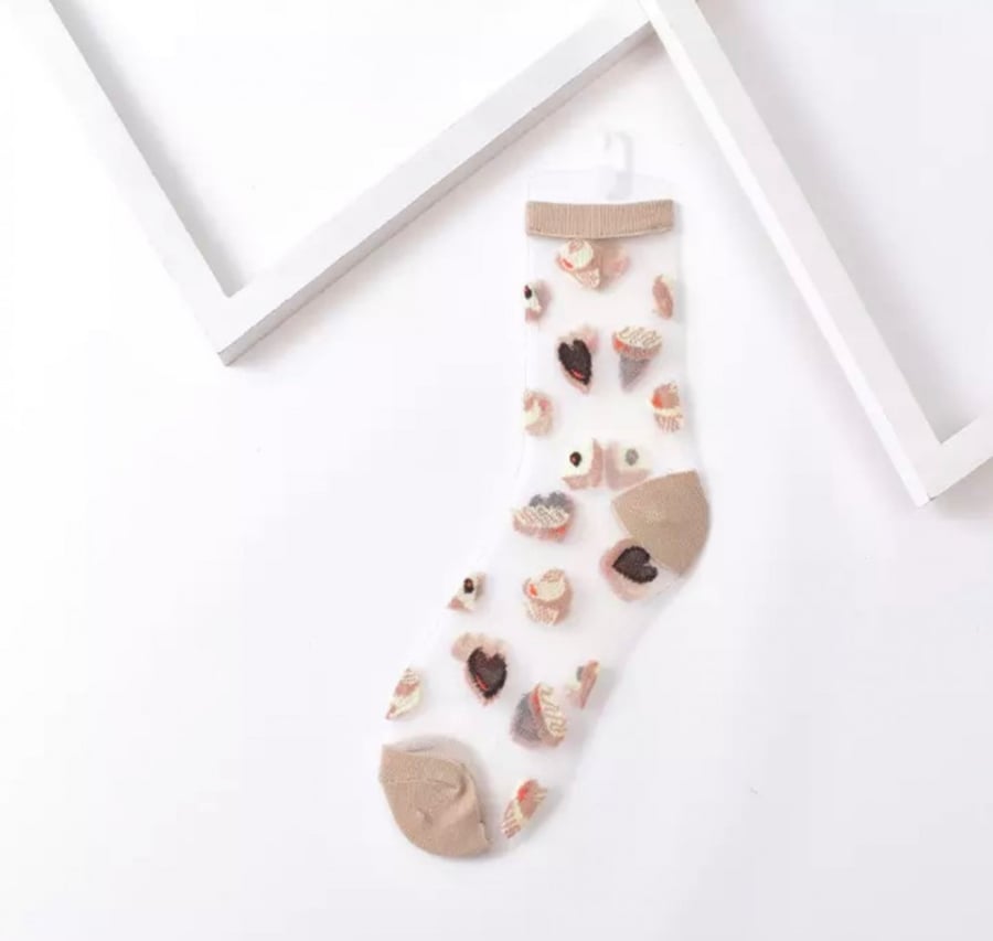 جوارب شفافه ملونه |Colorful transparent socks