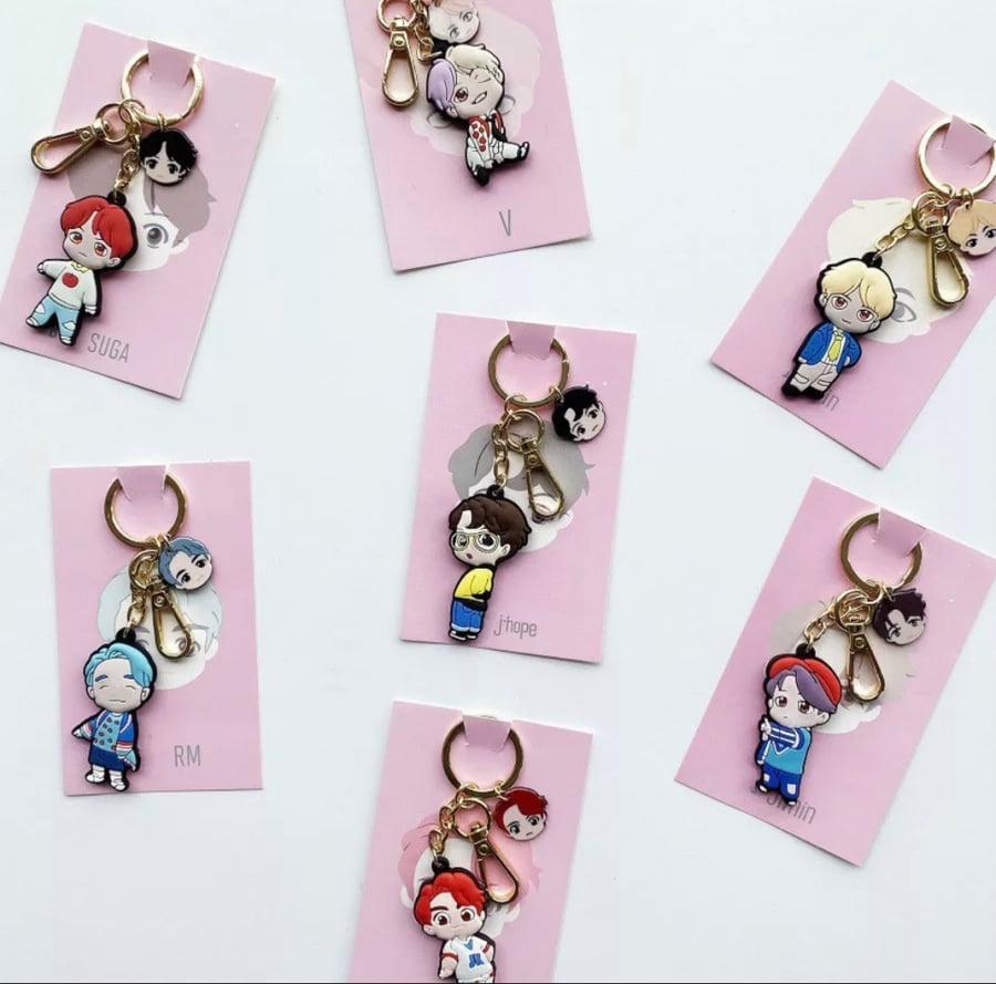 ميداليات BT21 keyrings | BT21