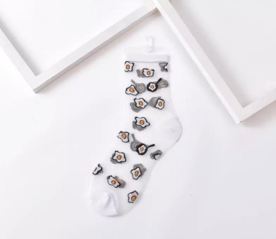 جوارب شفافه ملونه |Colorful transparent socks