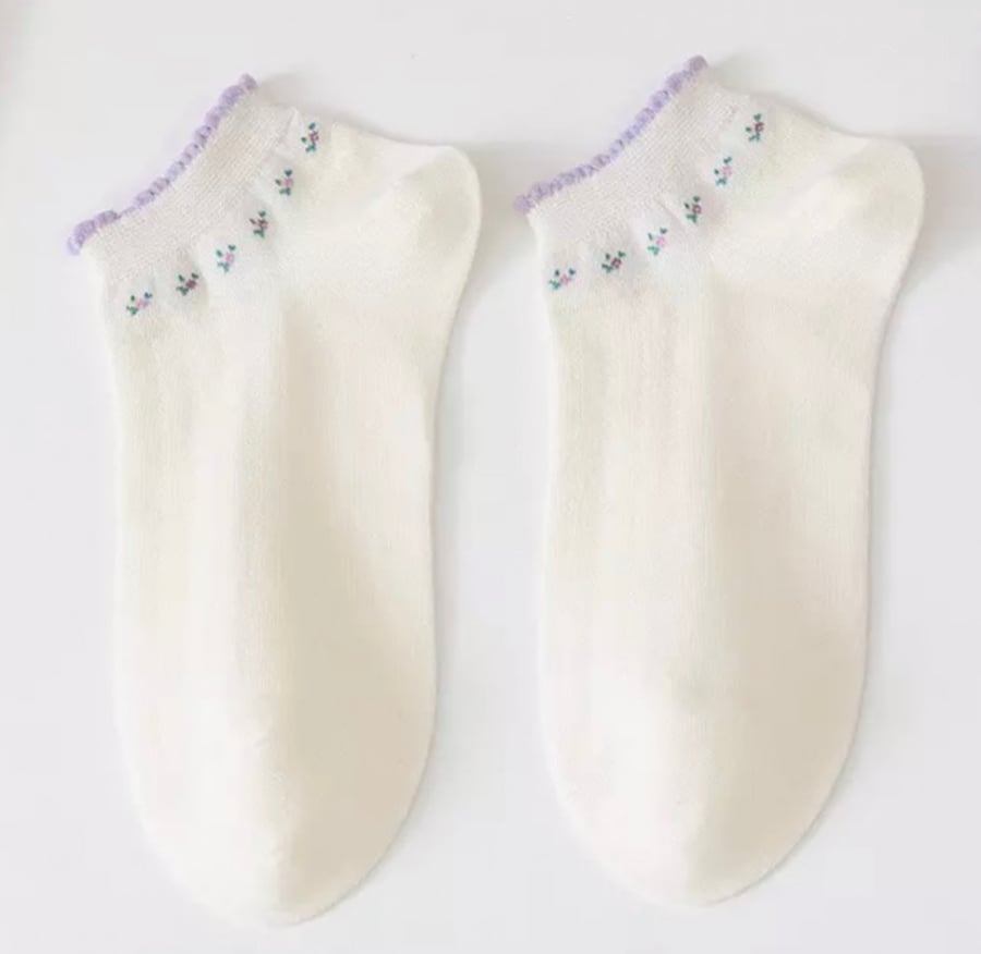 جوارب بينك شفافة | transparent socks