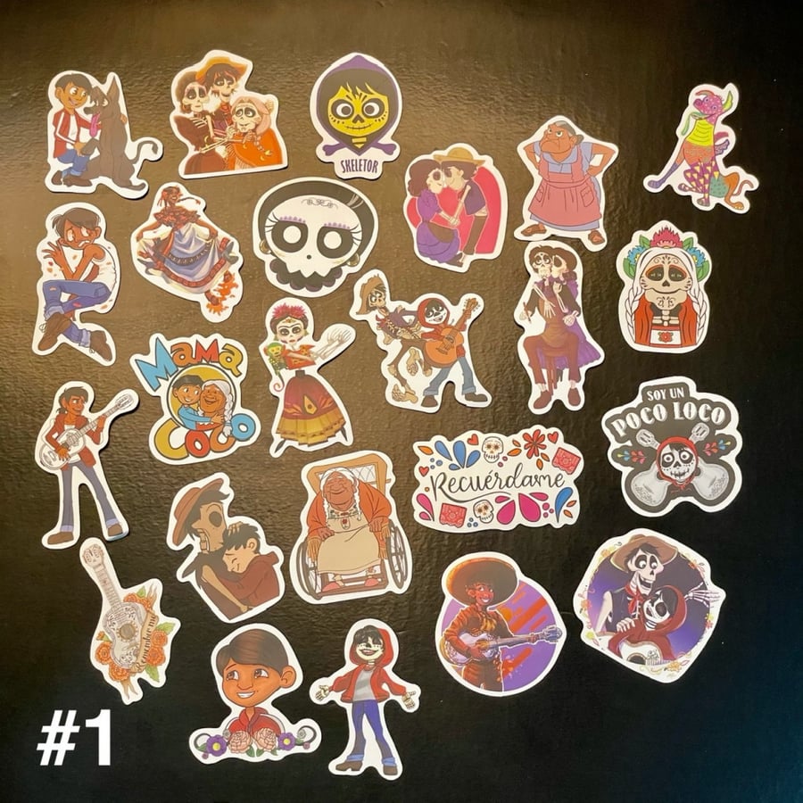 ستيكرز فيلم كوكو |  Coco Movie Stickers