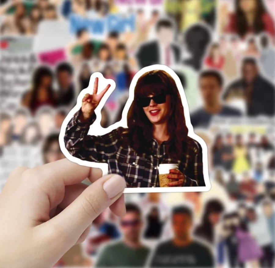 ستيكرز نيو قيرل  |  New girl Stickers