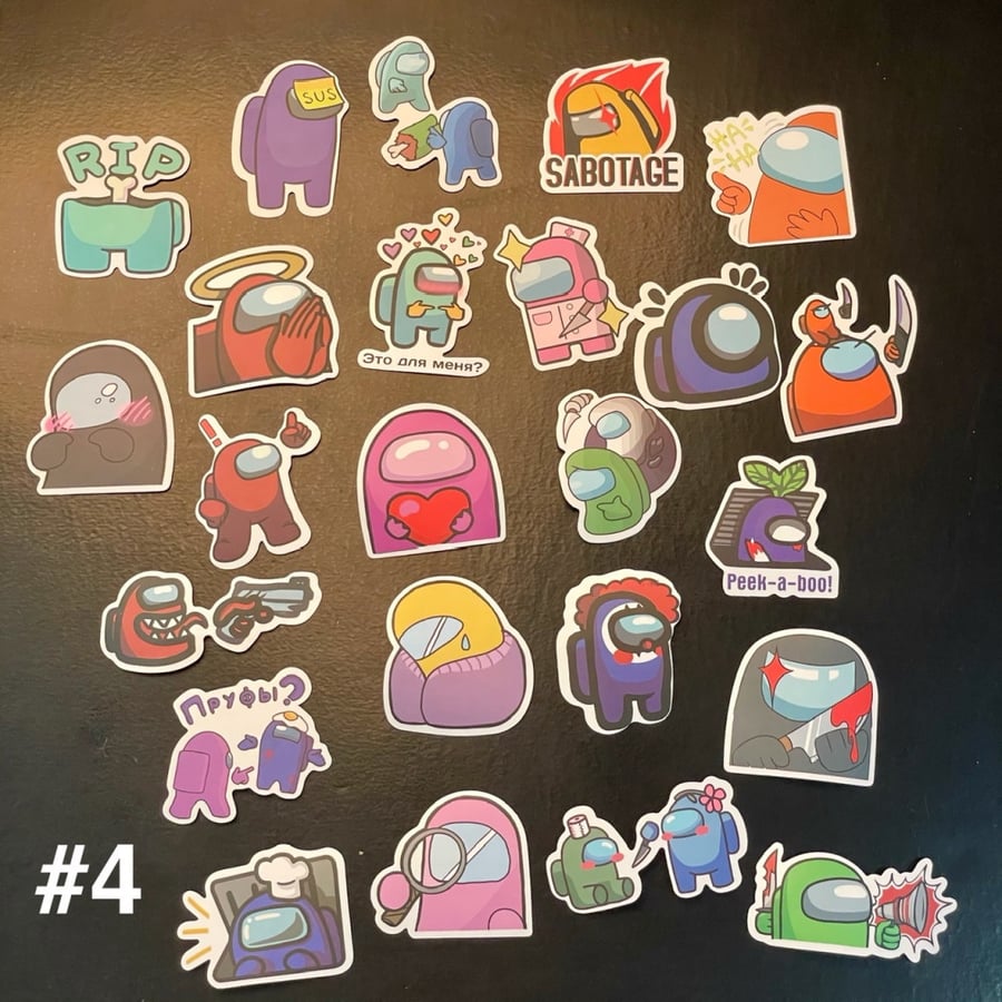 ستيكرز أمونق اس | Among us Stickers