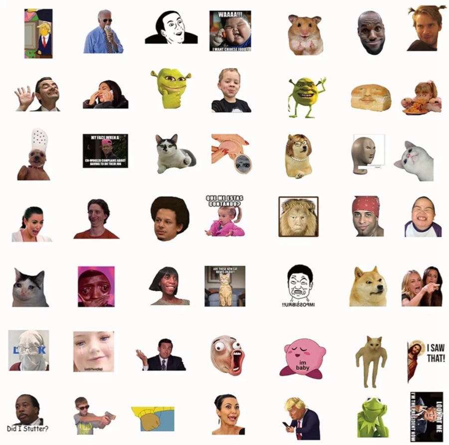 ستيكرز ميمز | Memes Stickers