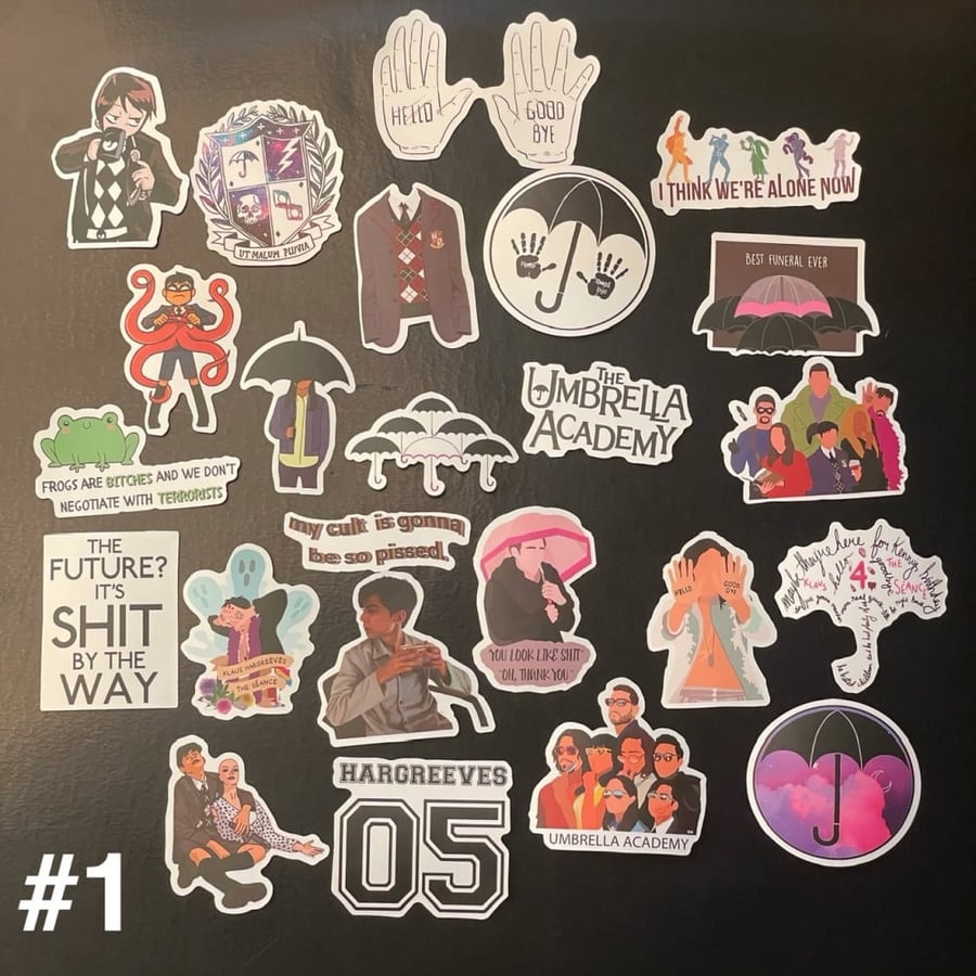 ستيكرز | Umbrella Academy Stickers