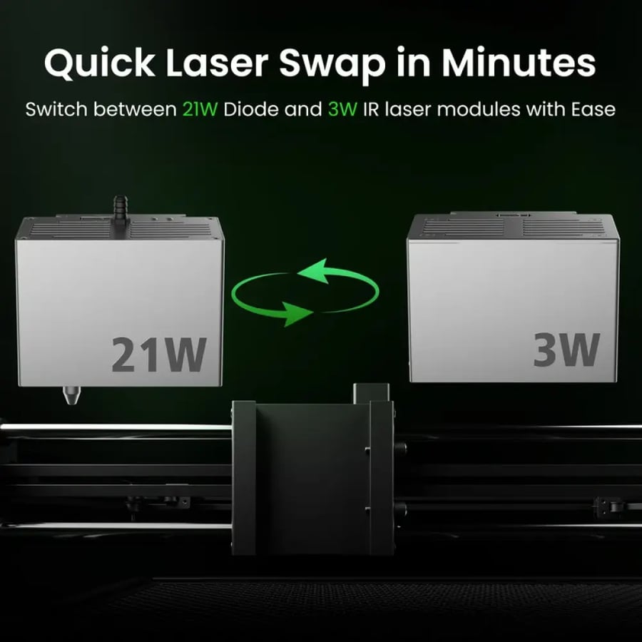 آلة النقش والقطع بالليزر SCULPFUN E1 Pro Dual