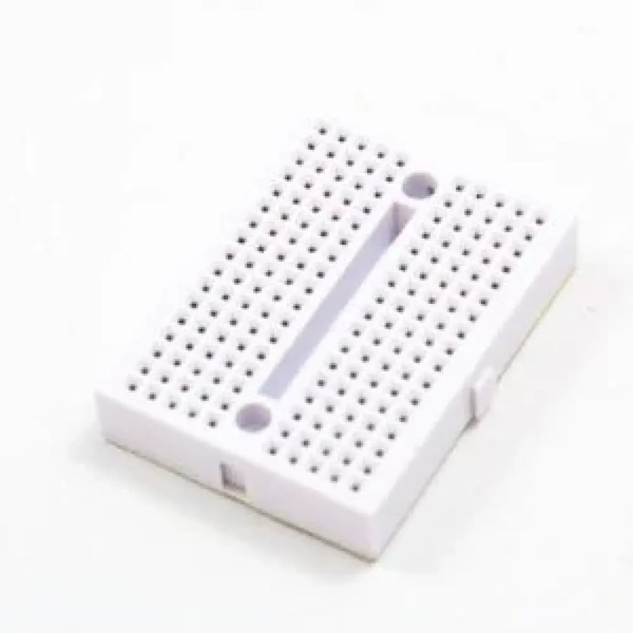 لوحة توصيل صغيرة بدون لحام 170 نقطة بيضاء SYB170 (SYB170 White 170 Tie Points Solderless Mini Breadboard)