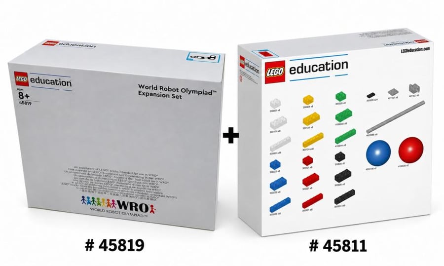 LEGO Education WRO Brick Set 45811 + Expansion Set 45819