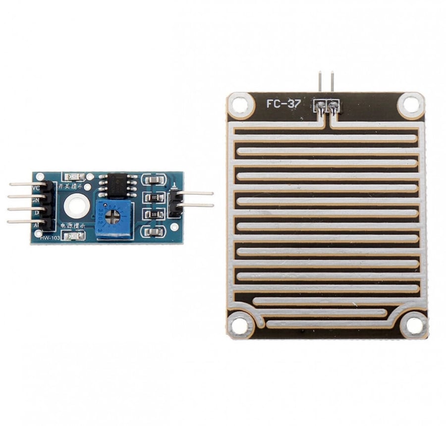 Humidity Detection Sensor Module Rain Detection (Black)