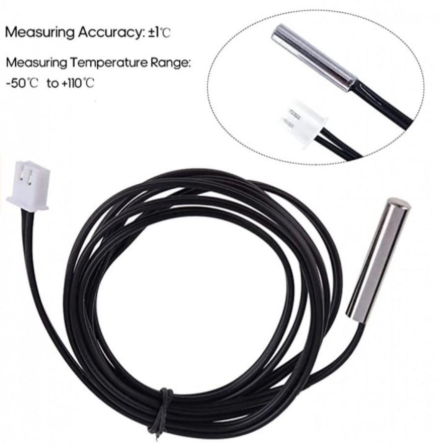 1M 10k 1% Temperature Sensor Probe Waterproof NTC Thermistor