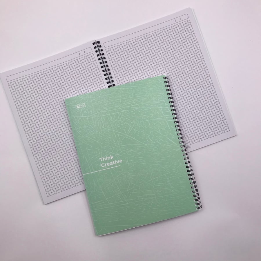 100 grid notebook