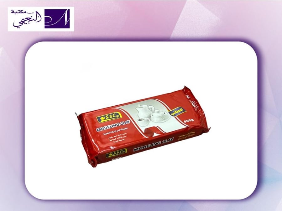 عجينة سيراميك clay white 500g sbc