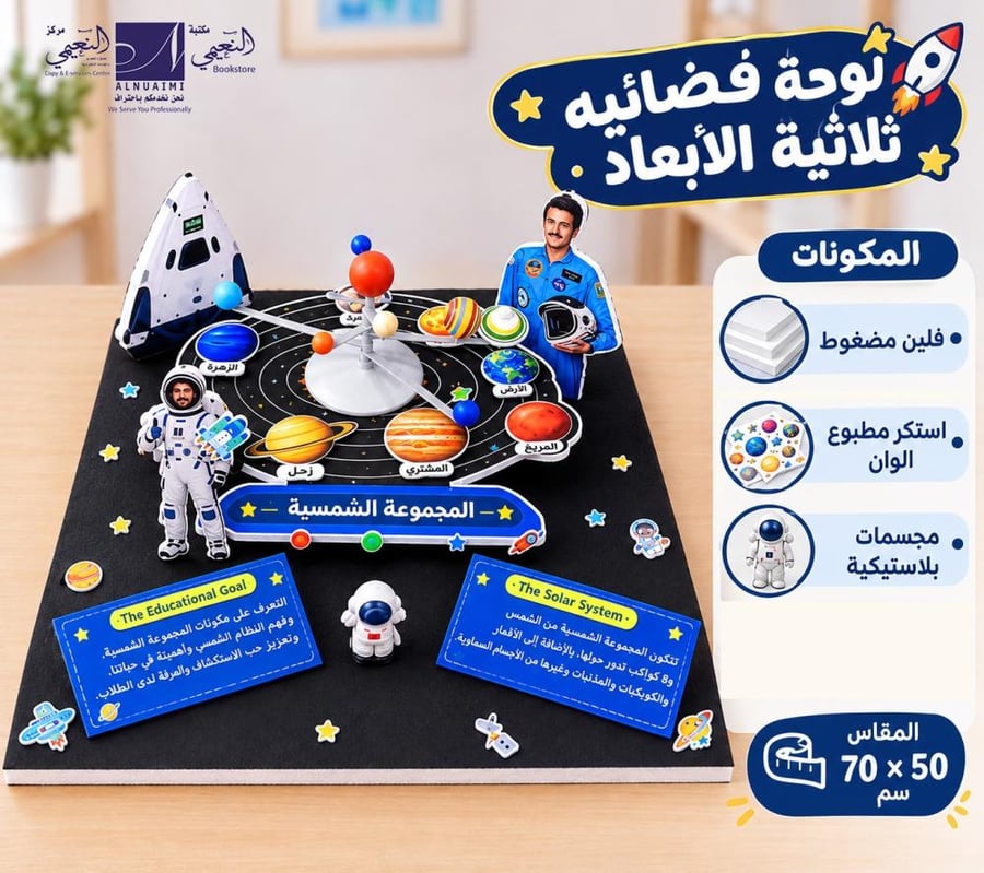 مجسم الفضاء لاسبوع  الفضاء العالمي