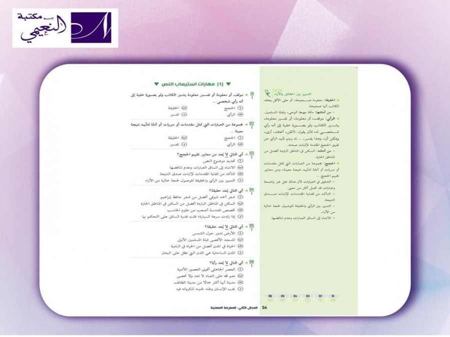 كتاب المهارات العامة للمعلمين لعام 2021 - مكتبة النعيمي
