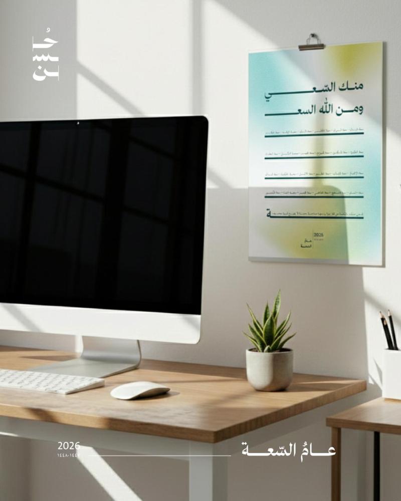 تقويم من حُسن لعام السعة  2026