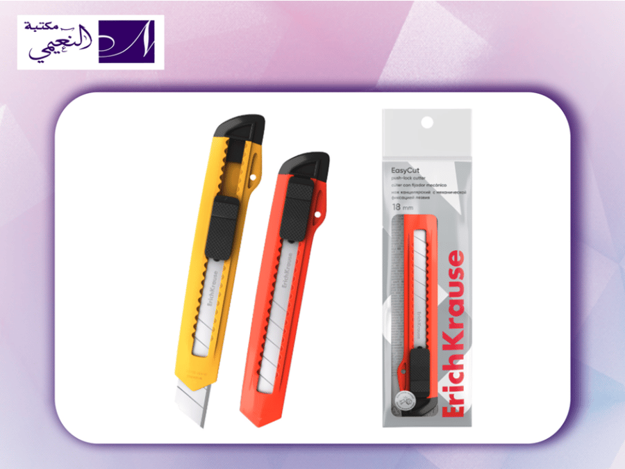 مشرط سحب Auto-retractable cutter ErichKrause Phantom, 19 mm