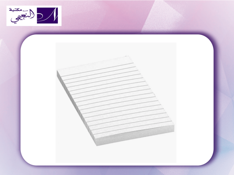 ورق ملاحظات 100قطعة BQ-03081 Stiky Notes BOOKEY