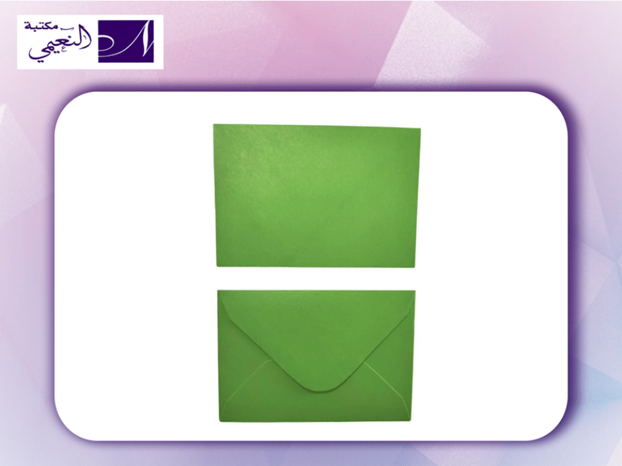 شدة ظروف اخضر envelope s 25pc bq grn 3060gr