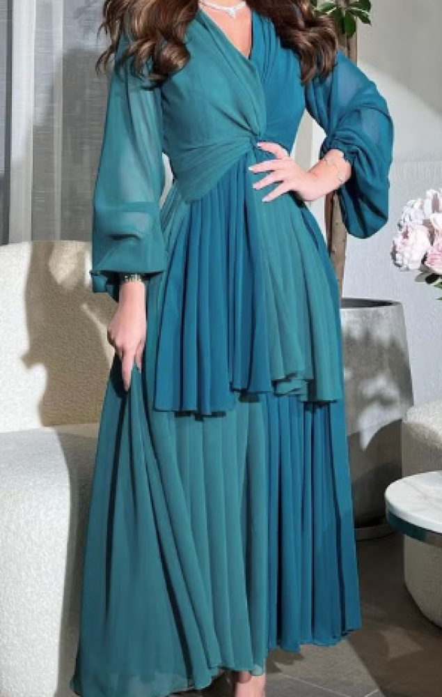 فستان شيفون انيق للنساء من فورديل size-XXL