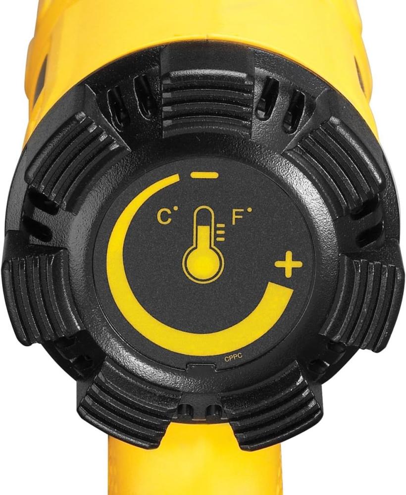 مسدس حراري DEWALT D26411-GB بقدرة 1800 واط، جهد 240 فولت، ومعدل تدفق هواء مزدوج