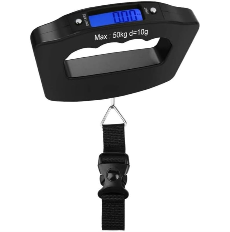 WDA Digital Luggage Scale, 50kg/110lb Weight Capacity