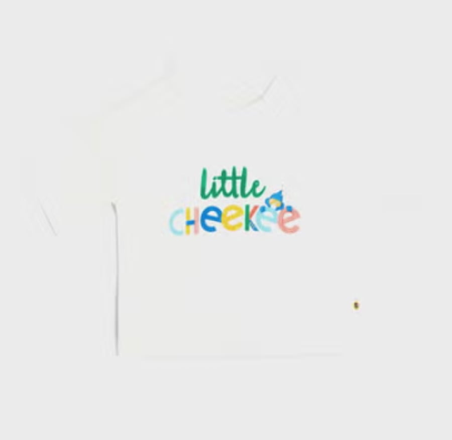 تي شيرت بشعار الرضع من تشيكي مونكي size-18-24 M
