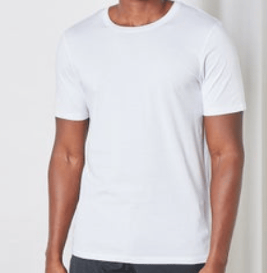 تي شيرت أساسي (عبوة من 2) أبيض للرجال من جاك جنيز size-L