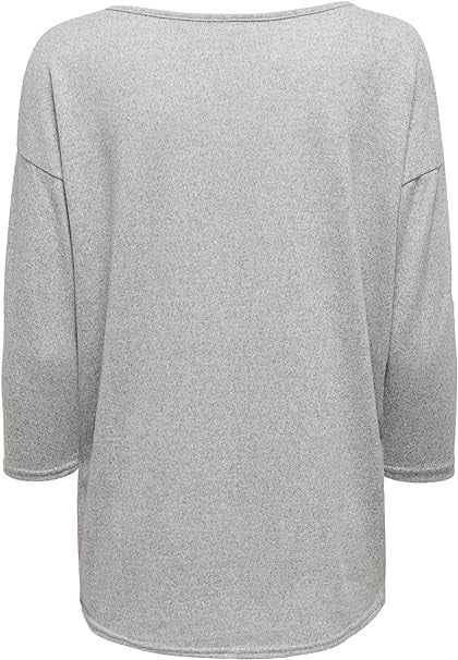 بلوزة جيرسيه بلون واحد للنساء من اونلي size-S