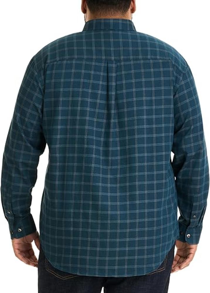 قميص Van Heusen رجالي | بوبلين مضاد للتجاعيد | أكمام طويلة | مقاس L