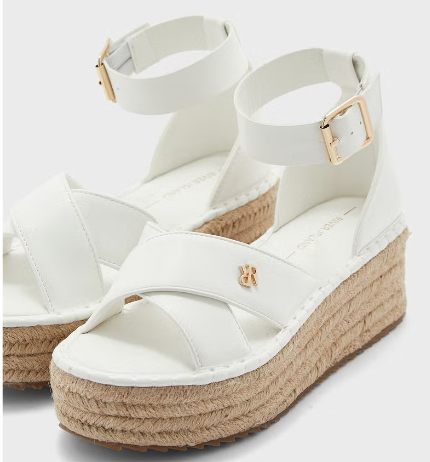 حذاء بكعب  اسبادريل بكعب ويدج من ريفر آيلاند size-38-EU  ....