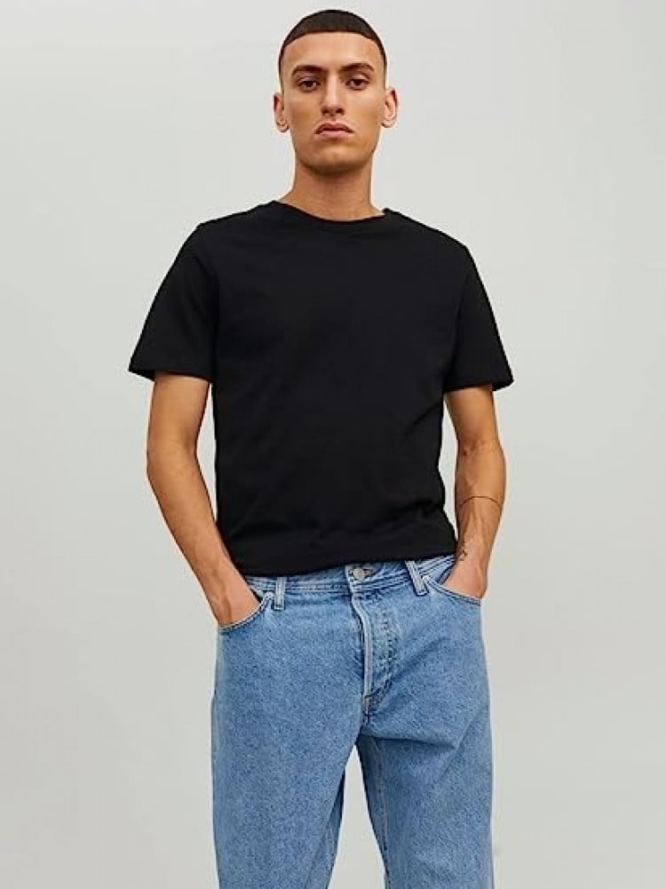 تيشيرت Jack & Jones JJEBASIC رجالي | قبة دائرية | مقاس M
