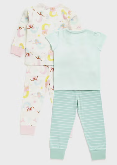 طقم بيجامة للأطفال مكون من قطعتين من مذركير size-4-5 Y