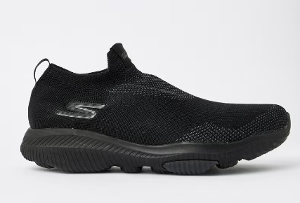 حذاء بدون رباط أسود من سكيتشر للرجال size-45-EU   ...
