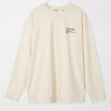تيشيرت بأكمام طويلة بيج للرجال من ليفيس size-XL
