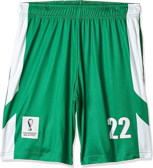 شورت للرجال بتصميم الفريق السعودي من فيفا وورلد كوب قطر 2022، اخضر size-XL