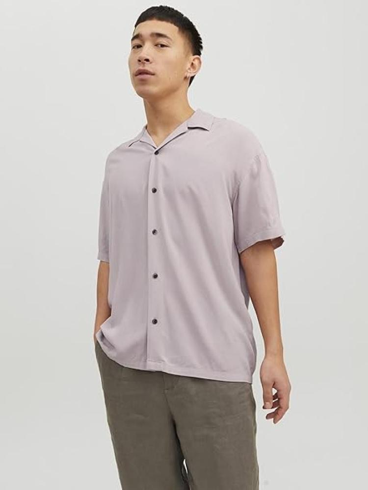 Jack & Jones mens Jeff Resort Short-Sleeves Shirt  size L