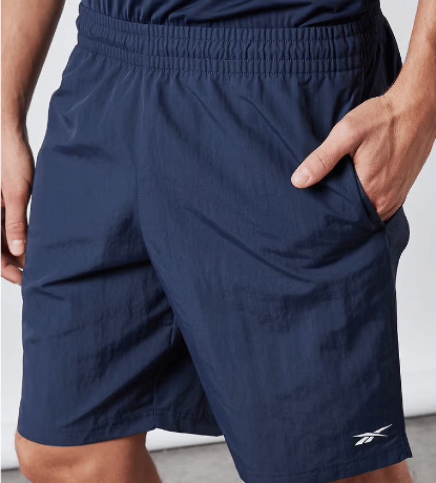 شورت للتدريب كحلي للرجال من ريبوك size-S