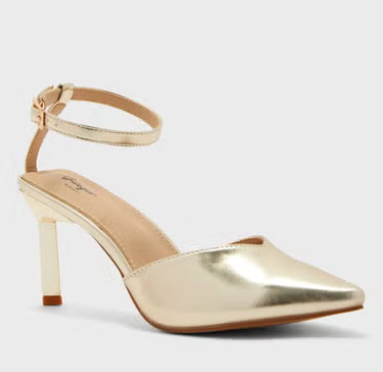 حذاء بكعب عالي بسير حول الكاحل من جينجيرsize-39-EU   ....