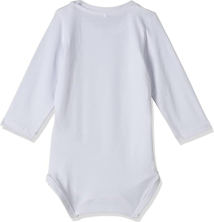سالوبيت بكباسين باكمام طويلة للاطفال للجنسين من نايم ات أبيض size-4-6M