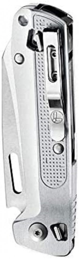 سكين الجيب لون فضي بتصميم مدمج/ LEATHERMAN Free K2X