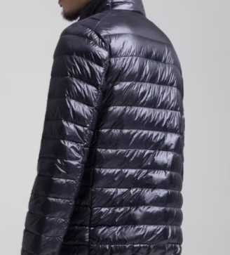 جاكيت بياقة قائمة أسود من جوي شيك size-XL