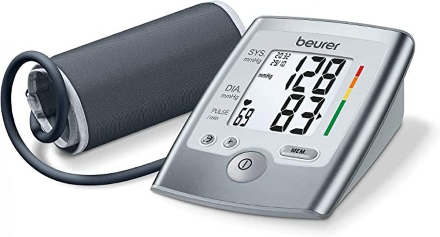 جهاز قياس ضغط دم على اعلى الذراع مع شاشة LCD من بيورير - BM-35