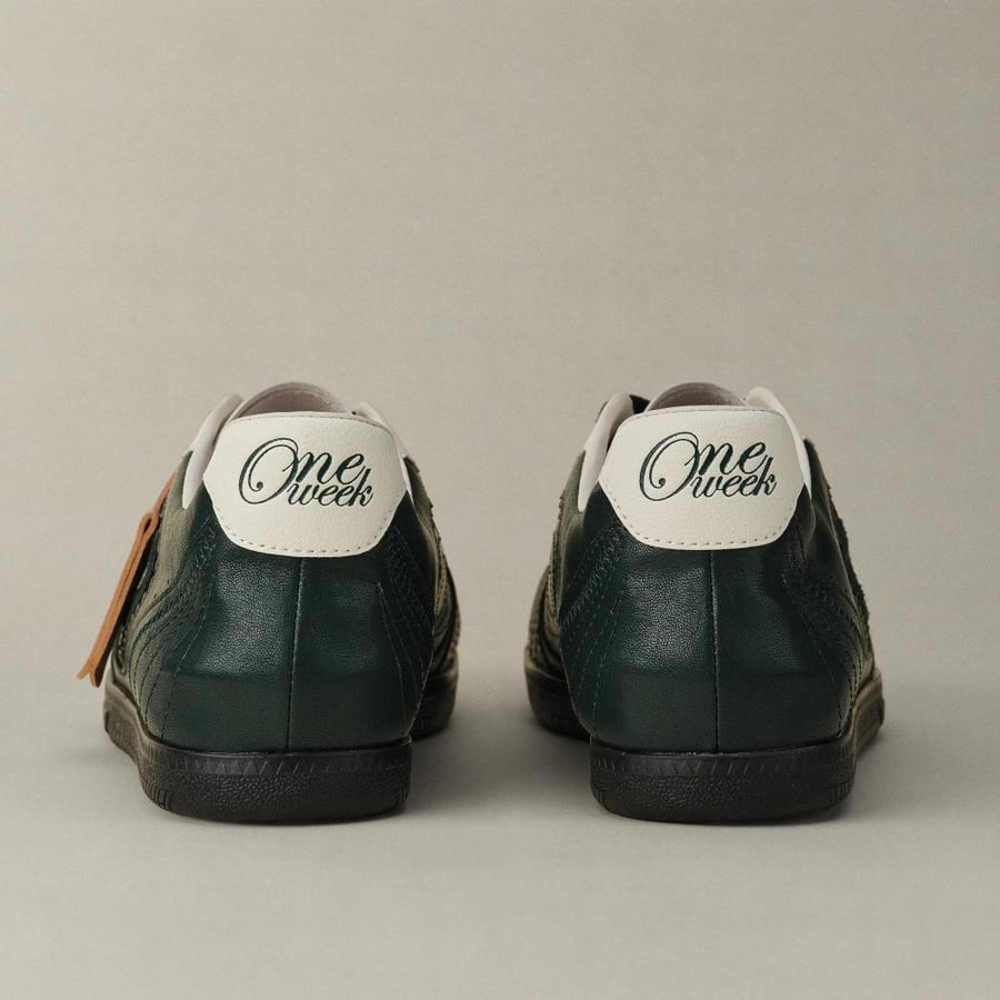 One Week Recycled Trainer - Green