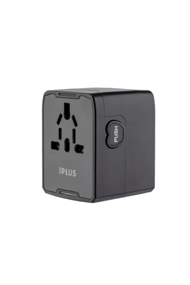 iplus شاحن جدارى متعدد دولى
