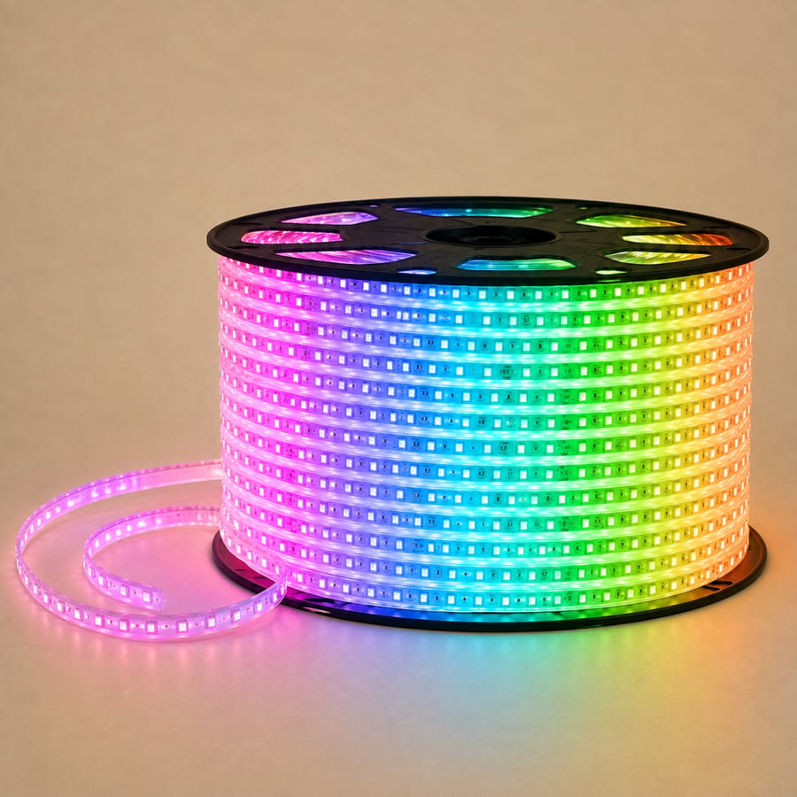 شريط ليد ملون RGB للانارة الداخلية والديكور باضاءة متعددة الالوان